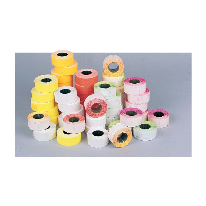 Taśma Do Metkownic Jednorzędowa Fluor Prosta Czerwona 010024c